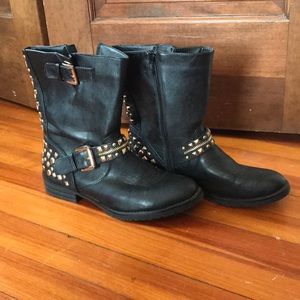 Studded boots